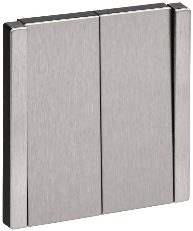 Выключатель 2-клавишный перекрестный IEK Forte&Piano FP-V23-0-10-1-M-K50 никель