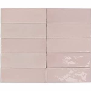 Керамическая плитка Dna Tiles Safi 122107 Pink 5.2x16