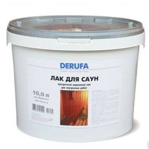 Лак Derufa Для саун 0.9 л