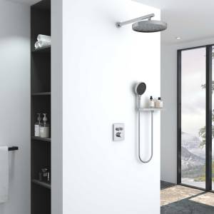 Душевой комплект Vincea Inspire VSFW-3I21MT2RCH встраиваемый, термостатический, двухрежимный, хром глянцевый