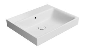 Раковина GSI Nubes 9631009 белый матовый, 60x50