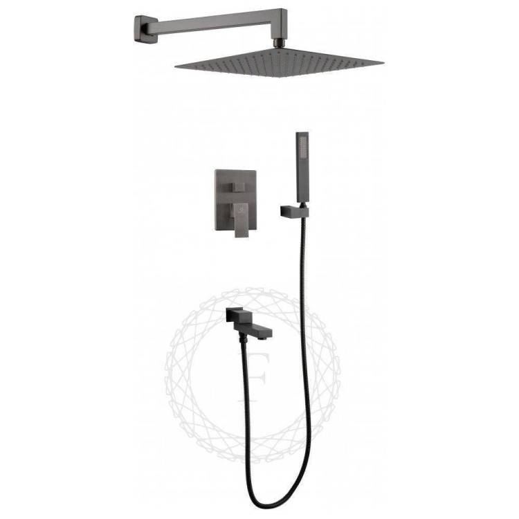 Душевая система Filarete Fing FL1040BG графит