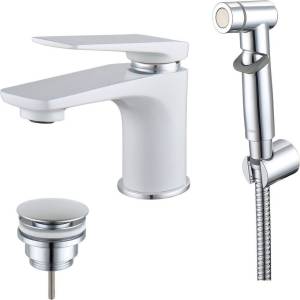 Смеситель для раковины Lemark Allegro LM5916CW с гигиеническим душем