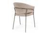 Стул на металлокаркасе Woodville Лео 672331 светло-коричневый (H-61) / коричневый фото 4
