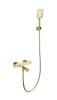 Смеситель для ванны Wonzon & Woghand WW-B2026-A1-BG с душем и термостатом, брашированное золото