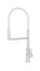 Смеситель для кухни Paulmark Tornado To213402-WH с гибким изливом, белый матовый