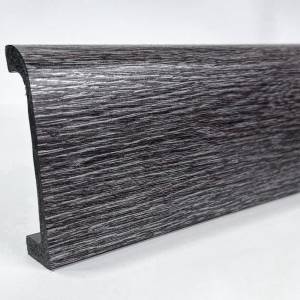 Плинтус напольный Bello Deco XPS POLYMER ПЛ 16 Графитовый массив 200x1.9x8