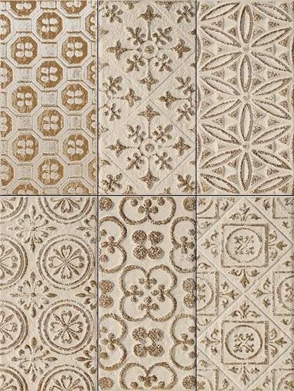 Декор Italgraniti Square Wall SQ02DA Beige Formelle Oro Dec. 12.5x25