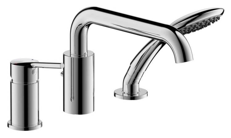 Смеситель на борт ванны Bravat Angel F5172217CP-1-RUS хром