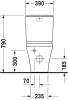 Чаша для унитаза-компакта Duravit DuraStyle 2155090000 фото 6