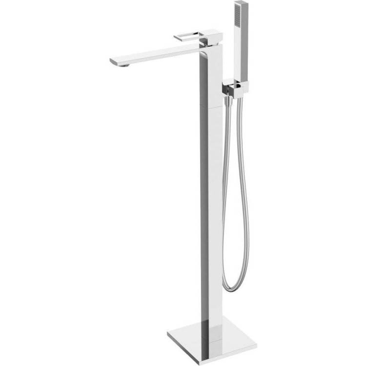 Смеситель для ванны BelBagno Luce LUC-FMT-CRM напольный, с внутренней частью