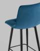 Набор из 2 полубарных стульев Stool Group Джанго vd-django-b29 X2 синий, велюр фото 7