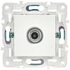 ТВ-розетка оконечная IEK Skandy SK-A10-O-K01 арктический белый фото 4