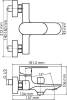 Смеситель для ванны с душем Wasserkraft Mindel 8501 фото 7