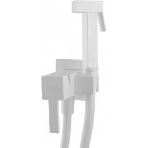 Гигиенический душ Webert Pegaso PE870303740 белый матовый, со смесителем, с внутренней частью