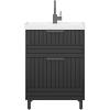 Тумба с раковиной Corozo Терра 60 SD-00001324 серый фото 2