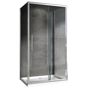 Душевой уголок Abber Schwarzer Diamant AG30140H-S75-S75 Хром
