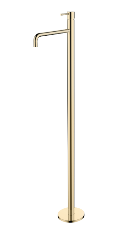 Смеситель для раковины Boheme Uno 107-G напольный, Gold