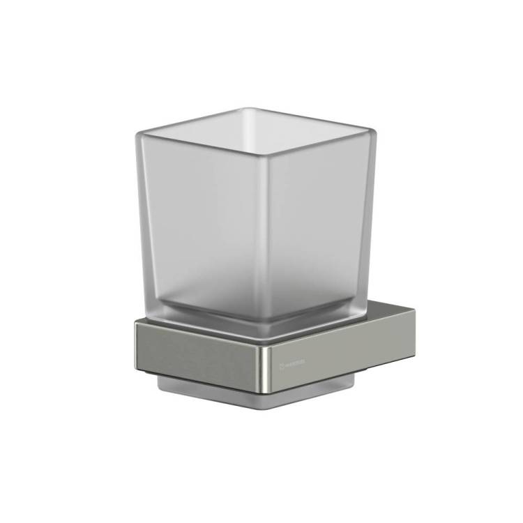 Стакан WHITECROSS Cubo CU2430NIB подвесной, никель брашированный