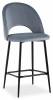 Стул барный Stool Group Меган AV 415-H14-08(PP) велюр серый