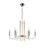 Люстра Crystal Lux AURELIO SP6 GOLD+CHROME/TRANSPARENT