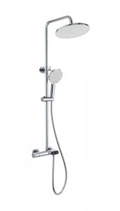 Душевая стойка Wonzon & Woghand WW-B2091-A-CR с термостатом, хром