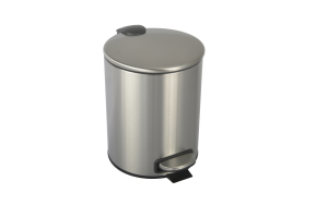 Мусорное ведро Boheme 10426-NB с педалью, Nickel Brush