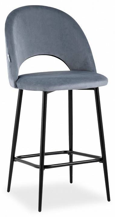 Стул барный Stool Group Меган AV 415-H14-08(PP) велюр серый