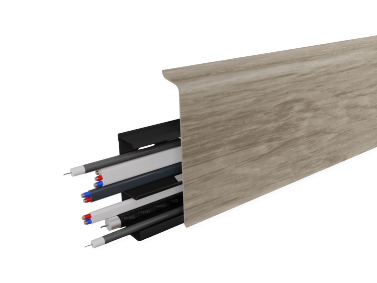 Плинтус Bonkeel Барк 8512 Дуб Крымский 2200x85x20