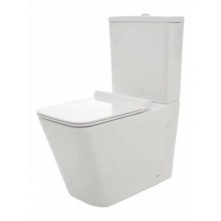 Унитаз напольный AQUAme AQM1003 Rimless с крышкой-сиденьем микролифт