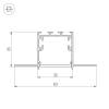 Коннектор L-образный внутренний Arlight SL-Linia32-Fantom 030095 фото 3