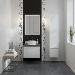 Тумба с раковиной Kerama Marazzi Modula белая глянцевая, 60 см, раковина CI.wb.36