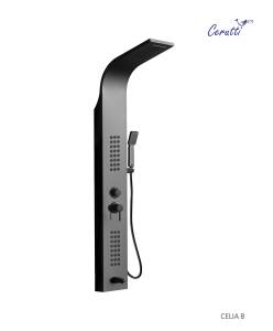 Душевая панель Cerutti Spa Celia B CT10401 черный