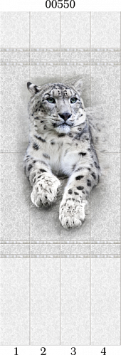 Панель ПВХ Panda Белые кружева 00550 270x25x0.8