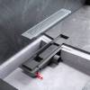 Душевой лоток Am.Pm PrimeFlow W02SC-P11-040-01SB универсальный затвор Cut Gradient 40см, матовая сталь фото 8
