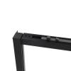 Душевой уголок Vincea Slim Soft VSR-1SS9013CLB 1300x900, профиль черный, стекло прозрачное фото 5