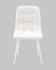 Стул Stool Group Одди AV 406N-201-KP3-02 белый, белые ножки, экокожа фото 3