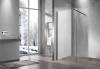 Душевая перегородка Vincea Walk-In VSW-1H110CLB, 1100x2000, черный, стекло прозрачное
