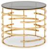 Стол журнальный Stool Group Инфлюэнс EET-181-TG сталь золото 60x60
