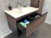 Тумба с раковиной Comforty Франкфурт-75 00004150531 дуб шоколадно-коричневый фото 6