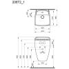 Раковина Ambassador Benefit 206T20201 47.5x48.5 черный фото 8