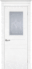 Межкомнатная дверь эмаль Текона СМАЛЬТА 01, остеклённая, белый 800x2000