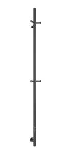 Полотенцесушитель электрический AQUAme AQM3151GM c поворотными крючками, с терморегулятором, металл