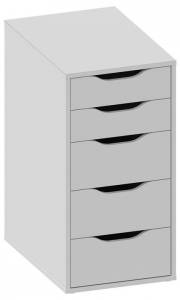 Комод Гуд Лакк Игнар S00388 Белый