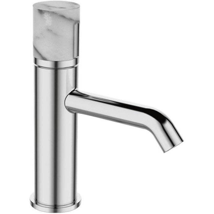 Смеситель для раковины Bronze de Luxe Focus 24601CM хром, мрамор