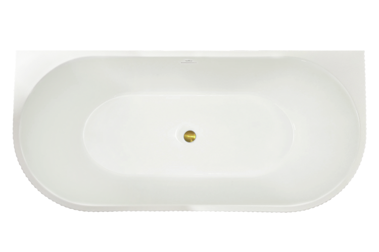Акриловая ванна Royal Bath Nero RB611900GD белая, 150x75