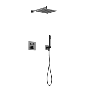 Душевая система Sancos Linn SC9022GG вороненая сталь