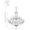 Подвесная люстра Lightstar Classic 700512 фото 3