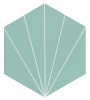 Керамогранит Realonda Ceramica Venus RLD000039 RLN0081 Aqua 28.5x33