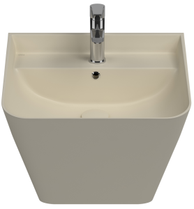 Раковина Isvea Sott'Aqua 10SQ37002SV-2K слоновая кость матовый, 50x42